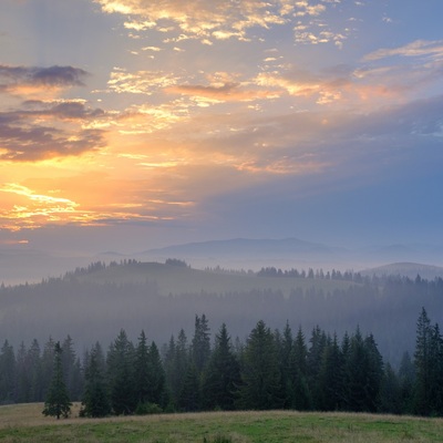 The Carpathians in August